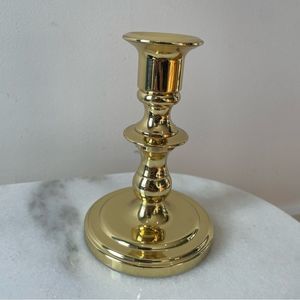Heavy duty brass candlestick holder like  new‎